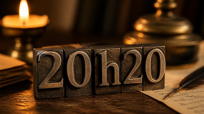 20h20 : la symétrie parfaite du début de soirée