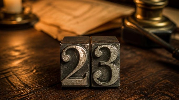 23 : le nombre de la liberté totale, et de ses excès