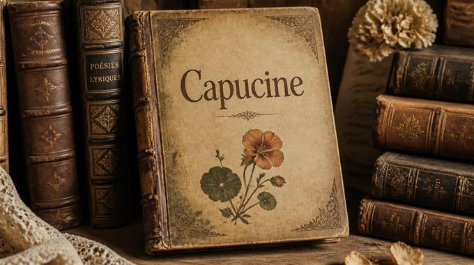 Capucine, prénom qui veut dire la fleur du même nom