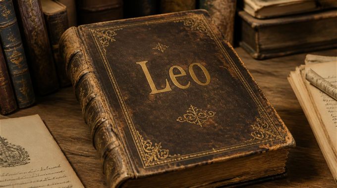 Léo, prénom qui veut dire le lion, la force tranquille